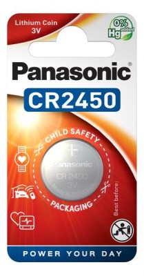 Panasonic Batteri CR2450 Knappcells