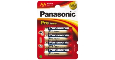 Panasonic Batteri 4xAA Pro Power LR6