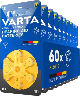 VARTA Hörapparatbatterier storlek 10 gul/PR70 60ST