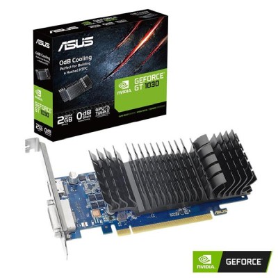 Asus GeForce GT 1030 2 GB GDDR4, DVI/HDMI, fläktlöst, Low Profile#1