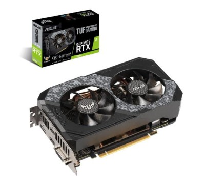 Asus GeForce RTX 2060 TUF GAMING 6 GB GDDR6, DVI/2xHDMI 2.0/DP