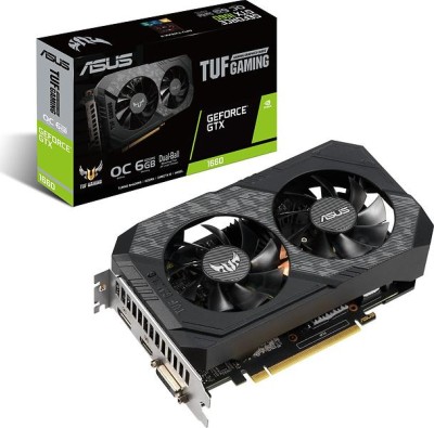 Asus GeForce GTX 1660 TUF Gaming OC 6 GB GDDR5, DVI/HDMI/DP
