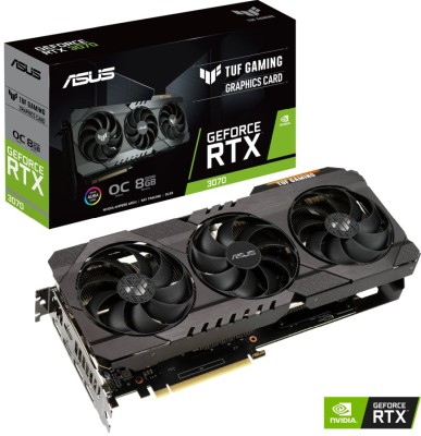 Asus GeForce RTX 3070 TUF Gaming OC 8 GB GDDR6, 2xHDMI/3xDP#1