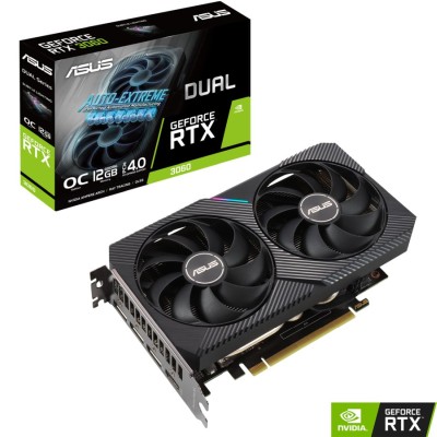 Asus GeForce RTX 3060 DUAL OC 12 GB GDDR6, 2xHDMI/3xDP#2
