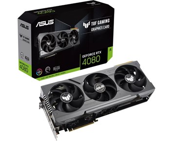 Asus GeForce RTX 4080 TUF GAMING 16 GB GDDR6X, 2xHDMI/3xDP, Aura Sync ARGB