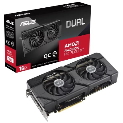 Asus Radeon RX 7800 XT Dual OC 16 GB GDDR6, HDMI/3xDP