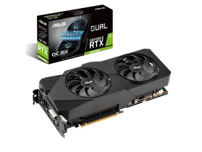 Asus GeForce RTX 2060 SUPER DUAL EVO OC 8 GB GDDR6, DVI/2xHDMI/2xDP#1