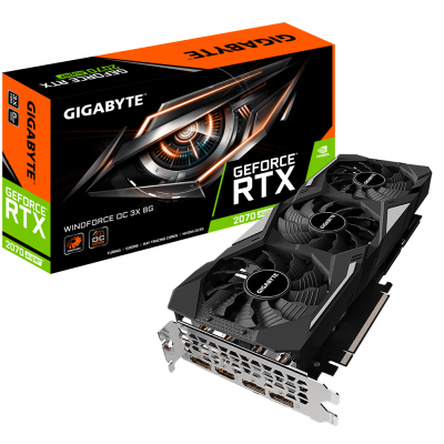 Gigabyte GeForce RTX 2070 SUPER WindForce OC 3X 8 GB GDDR6, 3xHDMI/3xDP#1