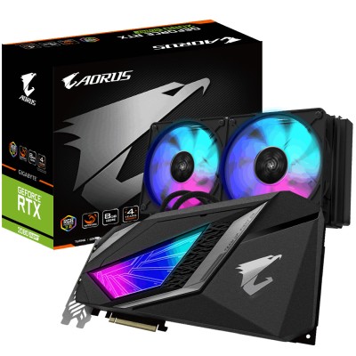 Gigabyte GeForce RTX 2080 AORUS SUPER WATERFORCE 8 GB GDDR6, 3xHDMI/3xDP/USB-C, RGB Fusion 2.0