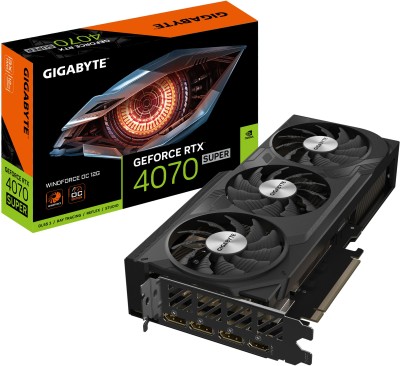 Gigabyte GeForce RTX 4070 Super Windforce OC 12 GB GDDR6X, HDMI/3xDP, RGB Fusion