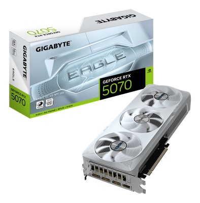 Gigabyte GeForce RTX 5070 EAGLE OC ICE SFF 12 GB GDDR7, HDMI/3xDP, RGB Lighting#1