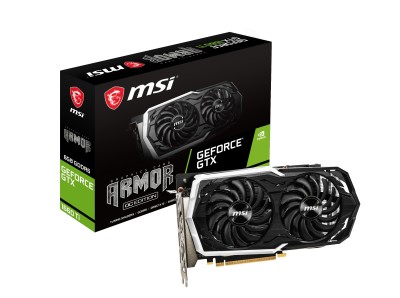 MSI GTX 1660 Ti ARMOR OC 6GB GDDR6 PCIe 3.0 x16 - 1xHDMI, 3xDP