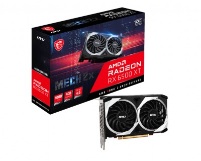 MSI Radeon RX 6500 XT MECH 2X OC 4 GB GDDR6, HDMI/DP#5