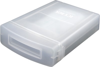 ICY BOX förvaringsbox för 3,5" HDD, skyddar mot stötar, damm, väts