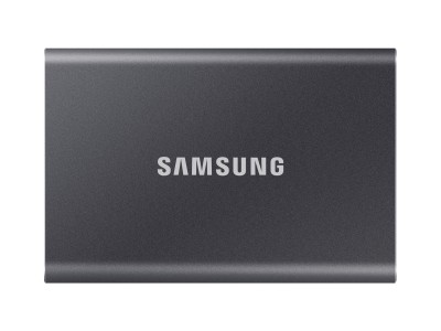 1 TB Samsung Portable SSD T7, USB-C 3.2, inkl. adapter för Typ A - Grå#2