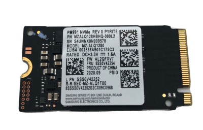 128 GB Samsung PM991 M.2 NVMe SSD
