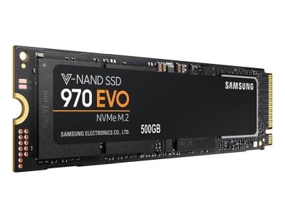 500 GB Samsung 970 EVO NVMe SSD, MLC, M.2, DEMOEX