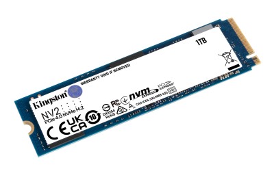 1 TB Kingston NV2 SSD, M.2 2280 NVMe PCIe Gen.4 3 500/2 800 MB/s