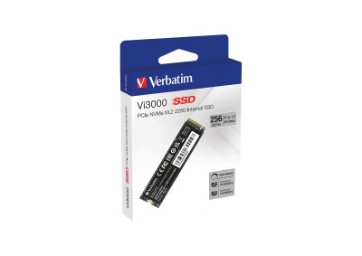 Verbatim SSD Vi3000 256 GB M.2 PCI Express 3.0 x4 (NVMe) 3300 Mbs / 1300 MBps
