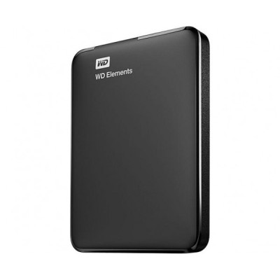 1 TB WD Elements Portable, 2.5", USB 3.2 - Svart