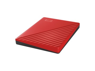 4 TB WD My Passport V3, 2.5", USB 3.0 - Röd