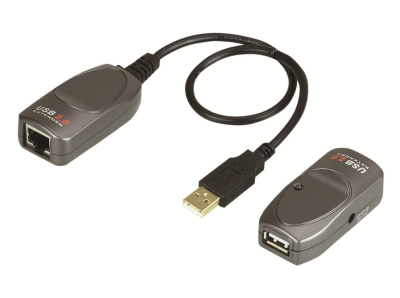 ATEN UCE260, USB 2.0 förlängning via Ethernet, 60m, 480Mb/s, sv/grå