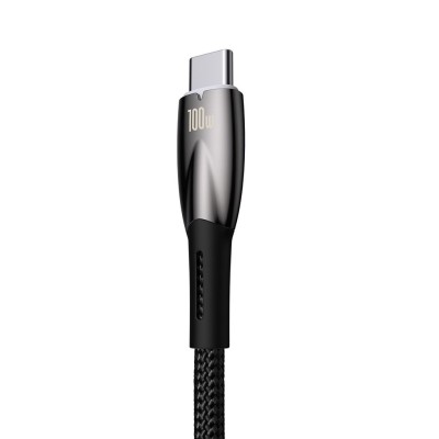 Baseus Cafule USB-A till USB-C, FastCharge 100W 5A, 1m - Svart#3