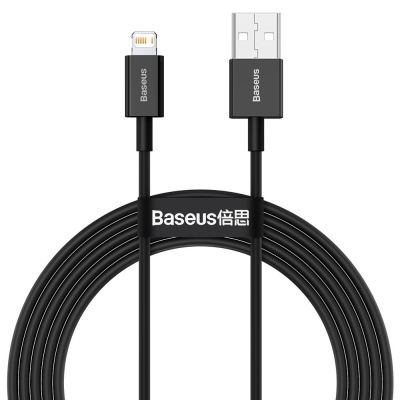 Superior Cable USB to IP 2.4A Fast Charging 2m - Svart#1