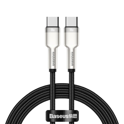 Baseus Cafule Metal USB-C to USB-C QuickCharge 100w, 2m - Svart