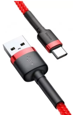 Baseus Cafule USB A till Usb-C, 3m - Röd#2