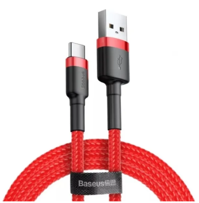 Baseus Cafule USB A till Usb-C, 3m - Röd#4