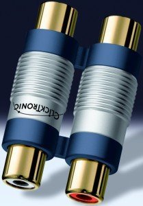 Clicktronic HC003 2x Composite Audio Skarvkoppling