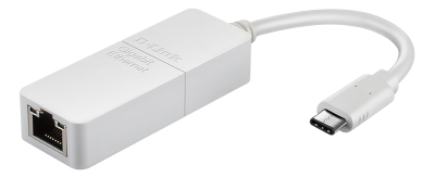 D-Link USB-C till Gigabit Nätverksadapter - Vit