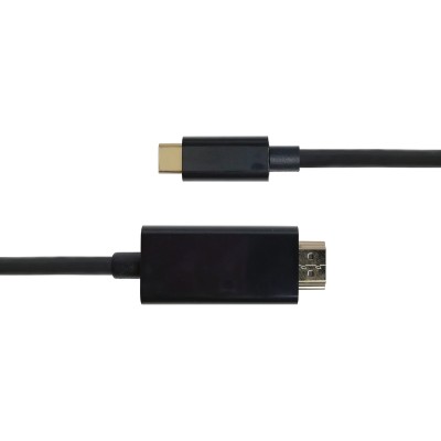 Deltaco USB-C - HDMI cable, 4K UHD, gold plated, 3m - Svart#2