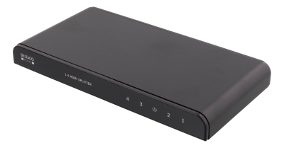 DELTACO PRIME HDMI Splitter, 1 till 4 splitter, 4K