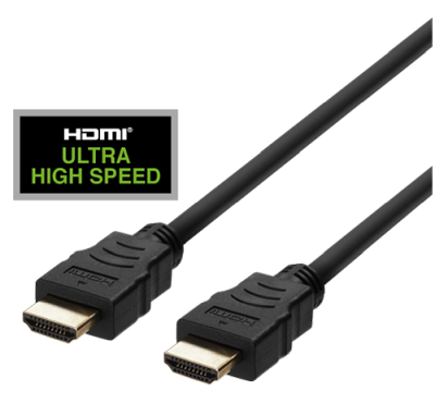 HDMI-kabel Deltaco Ultra High Speed, 8K@60Hz, 2 meter - Svart#1
