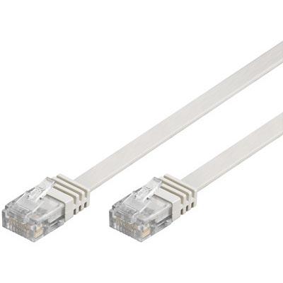 Nätverkskabel Cat6 patchkabel, platt, 10 meter