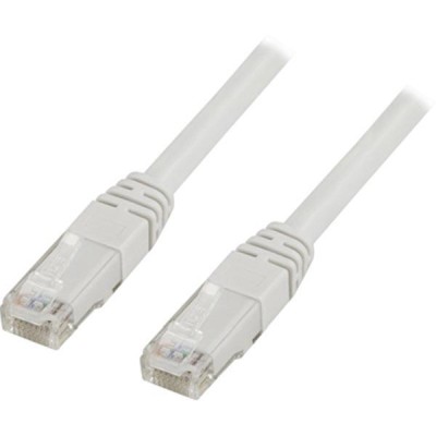 Nätverkskabel oskärmad Cat.6, RJ45, 7 meter - Vit