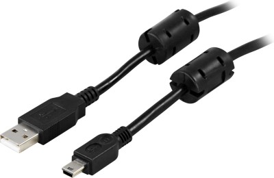 USB 2.0 kabel Typ A Hane - Typ Mini B Hane, ferritkärnor, 2m,