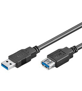 Goobay USB 3.0 A hane - Hona förlängning 3m