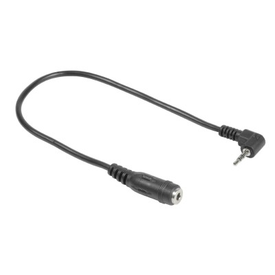 HAMA Adapter Audio 2.5mm-3.5mm Hane-Hona Stereo Svart