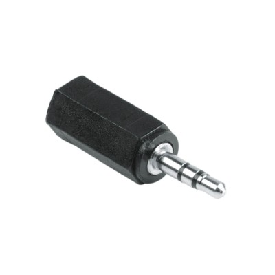 HAMA Adapter Audio 3.5mm-2.5mm Hane-Hona Stereo Svart
