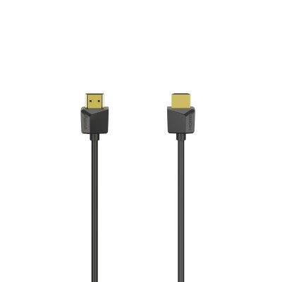 HAMA Kabel HDMI Ethernet Flexislim 1,5m - Svart