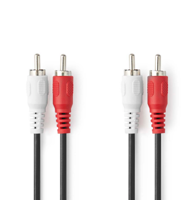 2x RCA Hane 1m, Kabel