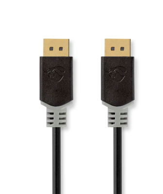 DisplayPort DP-DP 1m, 8K@60Hz, Guldplaterad#1