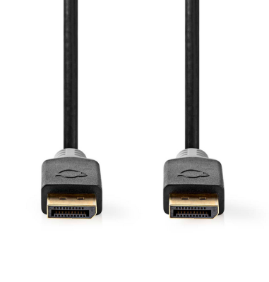 DisplayPort DP-DP 1m, 8K@60Hz, Guldplaterad#2