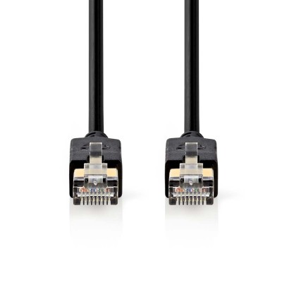 Nätverkskabel 2 Meter F/UTP Cat.6, RJ45, Svart#2