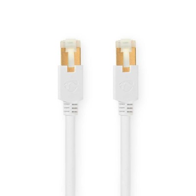 Nätverkskabel 1m, Cat6, RJ45 Kabel - Vit