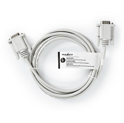 Serie kabel DB9 ha-9ha, Nickelplaterad 2 meter#3