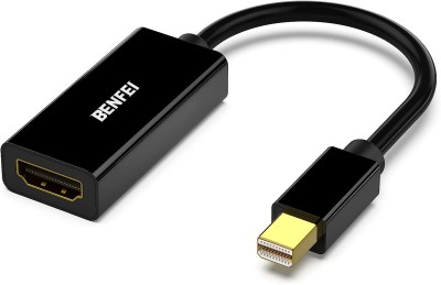 Mini DisplayPort till HDMI-adapter, Mini-DP (Thunderbolt) till HDMI-adapter guldpläterad sladd, MacBook Pro, MacBook Air, Mac mini, Microsoft Surface Pro 3/4, mfl